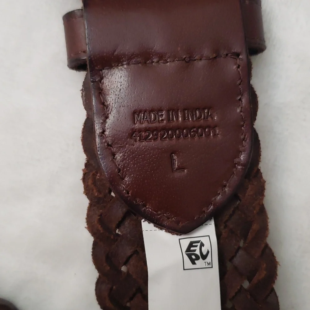 Lauren Ralph Lauren woven leather